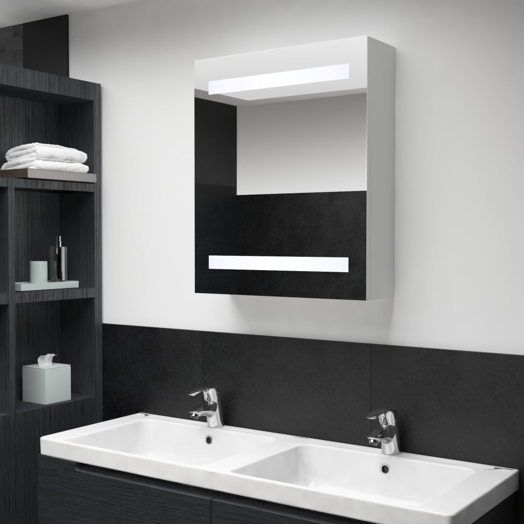 LED-Spiegelschrank - Badezimmer Spiegel - Badschrank - Schminkspiegel - Gästebad