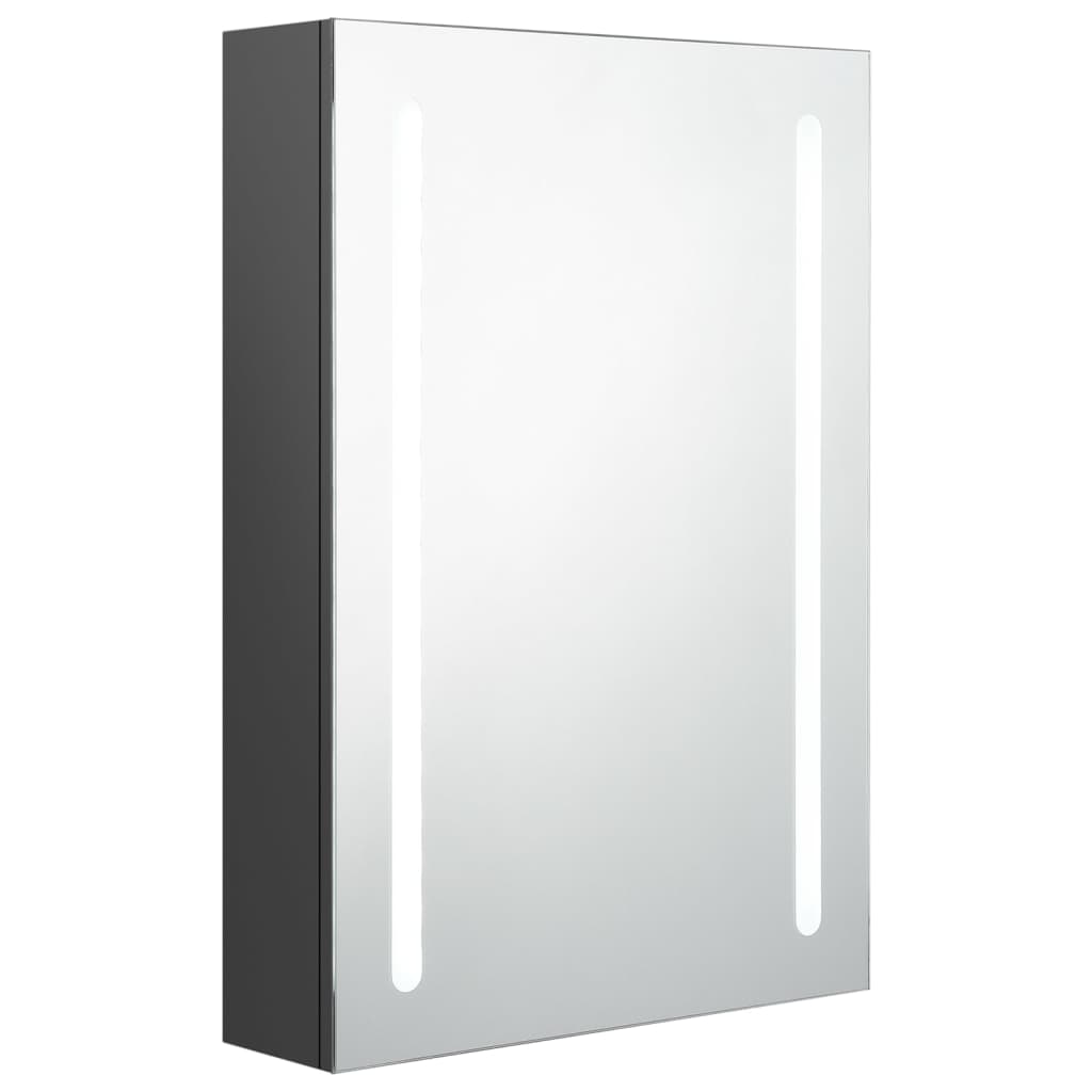 LED-Bad-Spiegelschrank - Badezimmerschrank - Spiegel - Wandschrank - 50x13x70cm