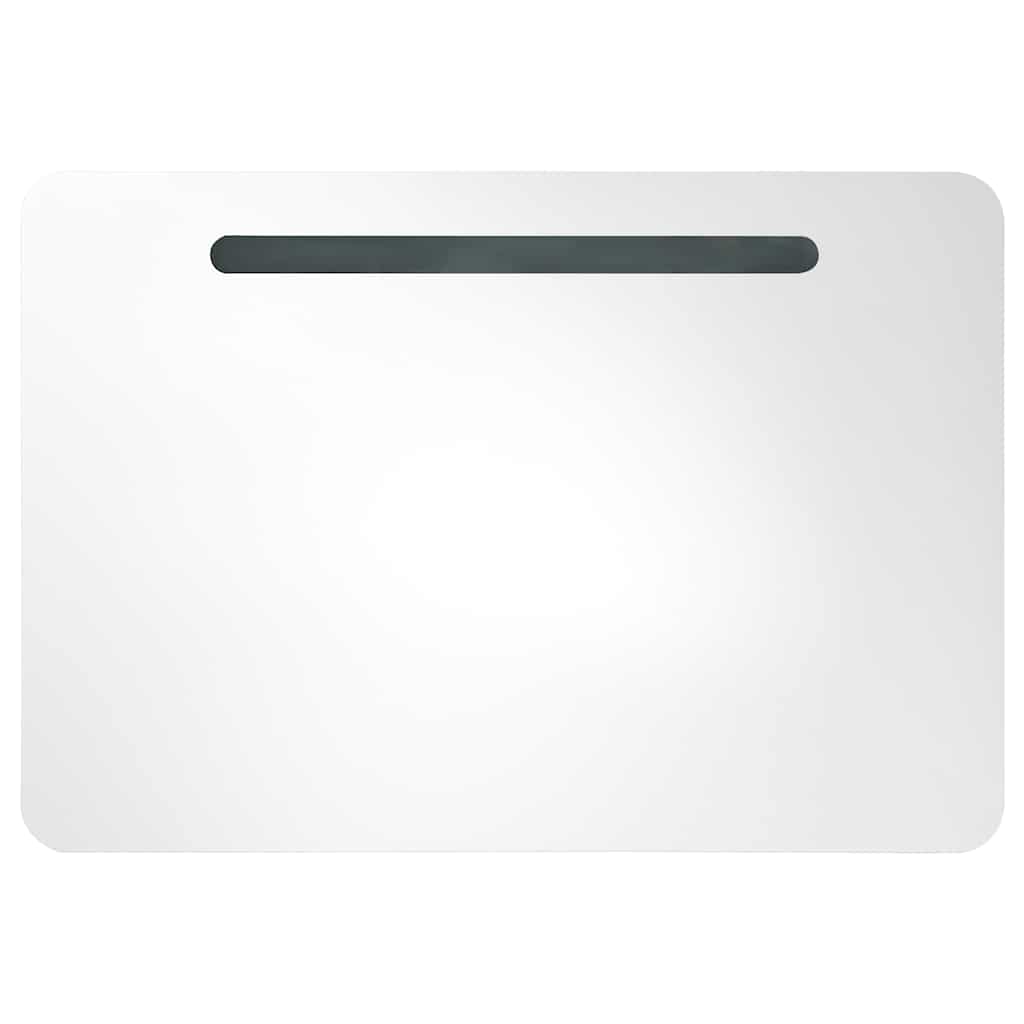 Badezimmer - LED-Spiegelschrank fürs Bad - Spiegel -Badspiegel - 80x9,5x55cm