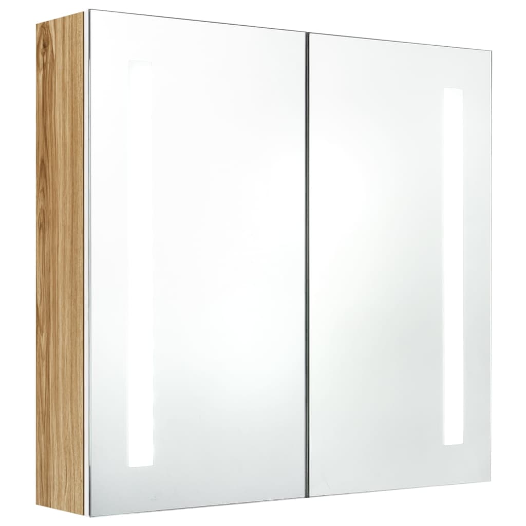 LED-Bad-Spiegelschrank - Badezimmerschrank - Spiegel - Wandschrank - 62x14x60cm