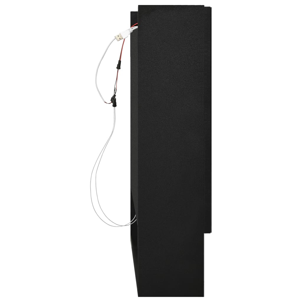 LED-Spiegelschrank fürs Bad - 3 Ablagen - 2-Türig - Badezimmer - 80 x 15 x 60 cm
