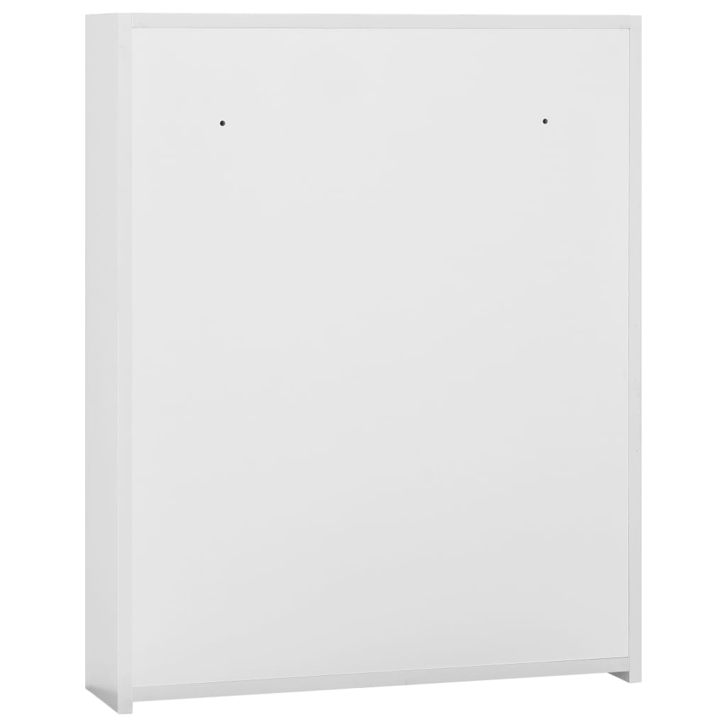 Bad-Spiegelschrank - Wandspiegel - Badezimmer - Schminkspiegel - Gästebad - Weiß