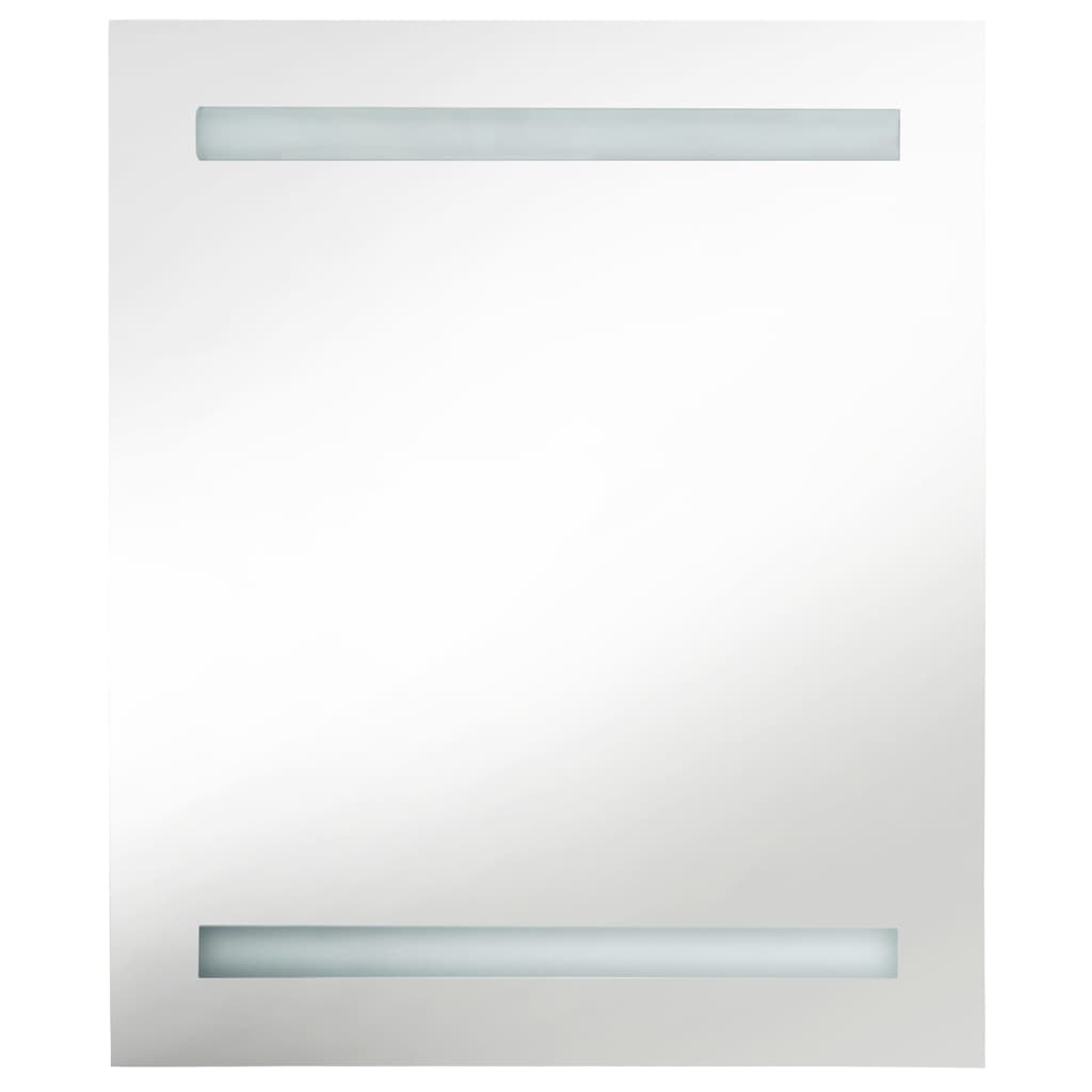 LED-Bad-Spiegelschrank - Wandschrank - Schminkspiegel - Gästebad - 50x14x60cm