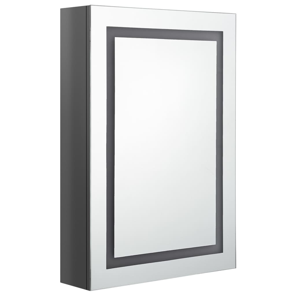 LED-Bad-Spiegelschrank - Wandschrank - Schminkspiegel - Gästebad - 50x14x70cm