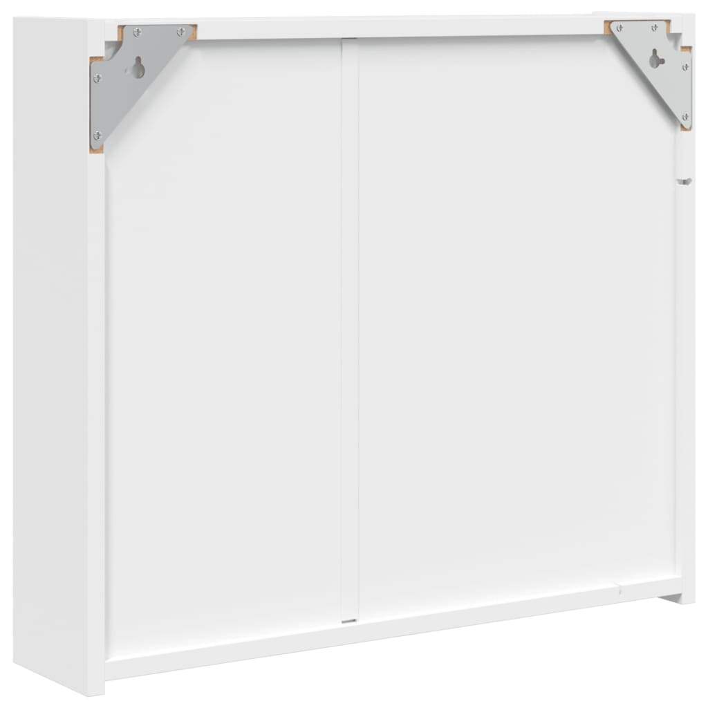 Spiegelschrank - Badezimmer - LED-Beleuchtet - Wandspiegel - Gästebad - 60x13x52