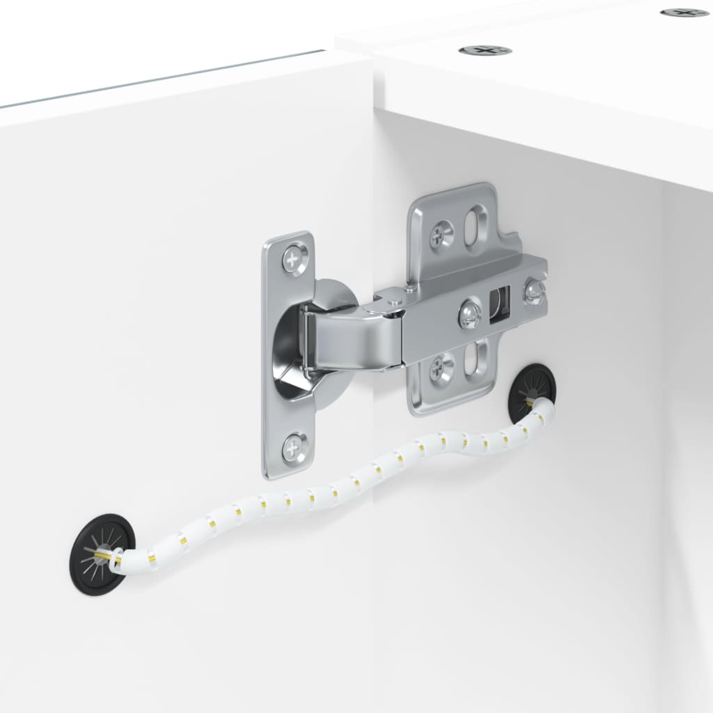 Spiegelschrank - Badezimmer - LED-Beleuchtet - Wandspiegel - Gästebad - 60x13x52