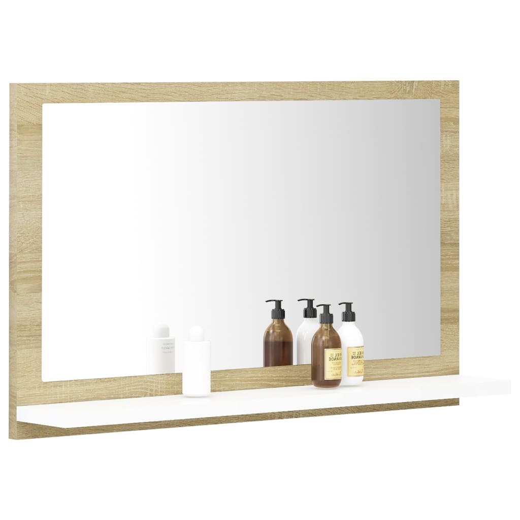Badezimmer Spiegel - Schminkspiegel mit kleiner Ablage - ideal fürs Gästebad