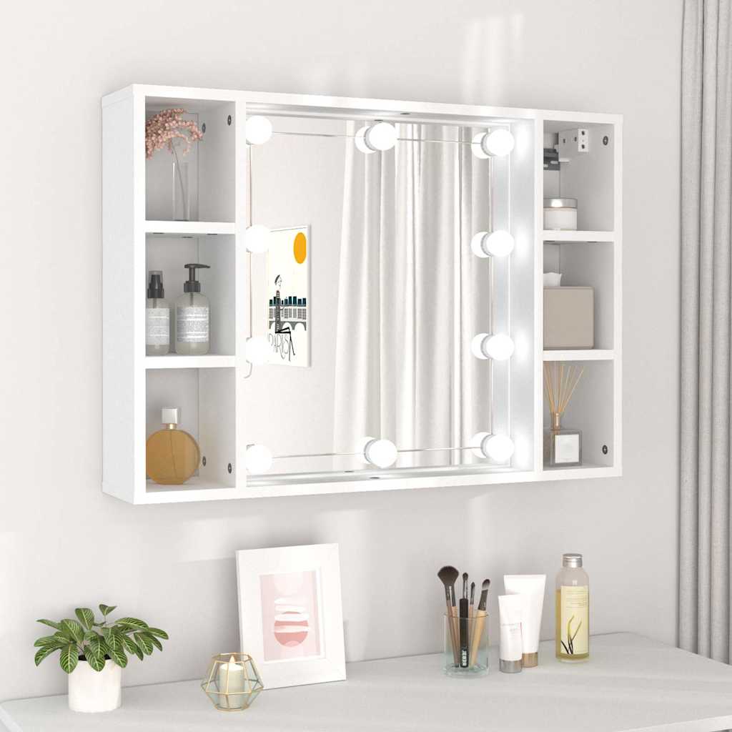 Kosmetikspiegel - Schminkspiegel - Beautyspiegel mit LED-Beleuchtung und Ablagen