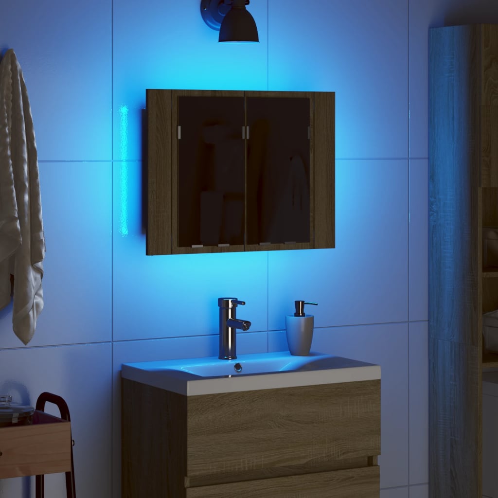 LED-Spiegelschrank - Badschrank - Farbwechsler - Badezimmer - Schminkschrank