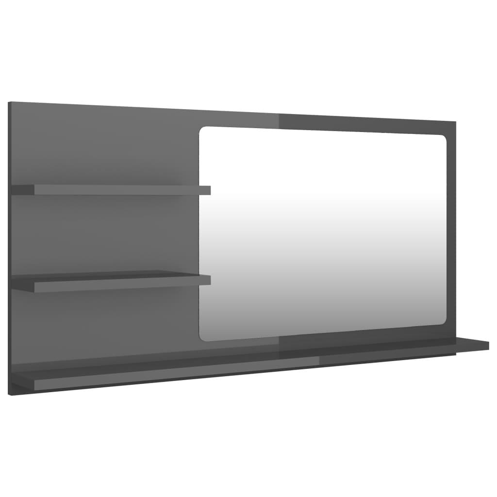 Badspiegel - Badezimmer Spiegel mit Ablagen - Wandspiegel - Schminkspiegel