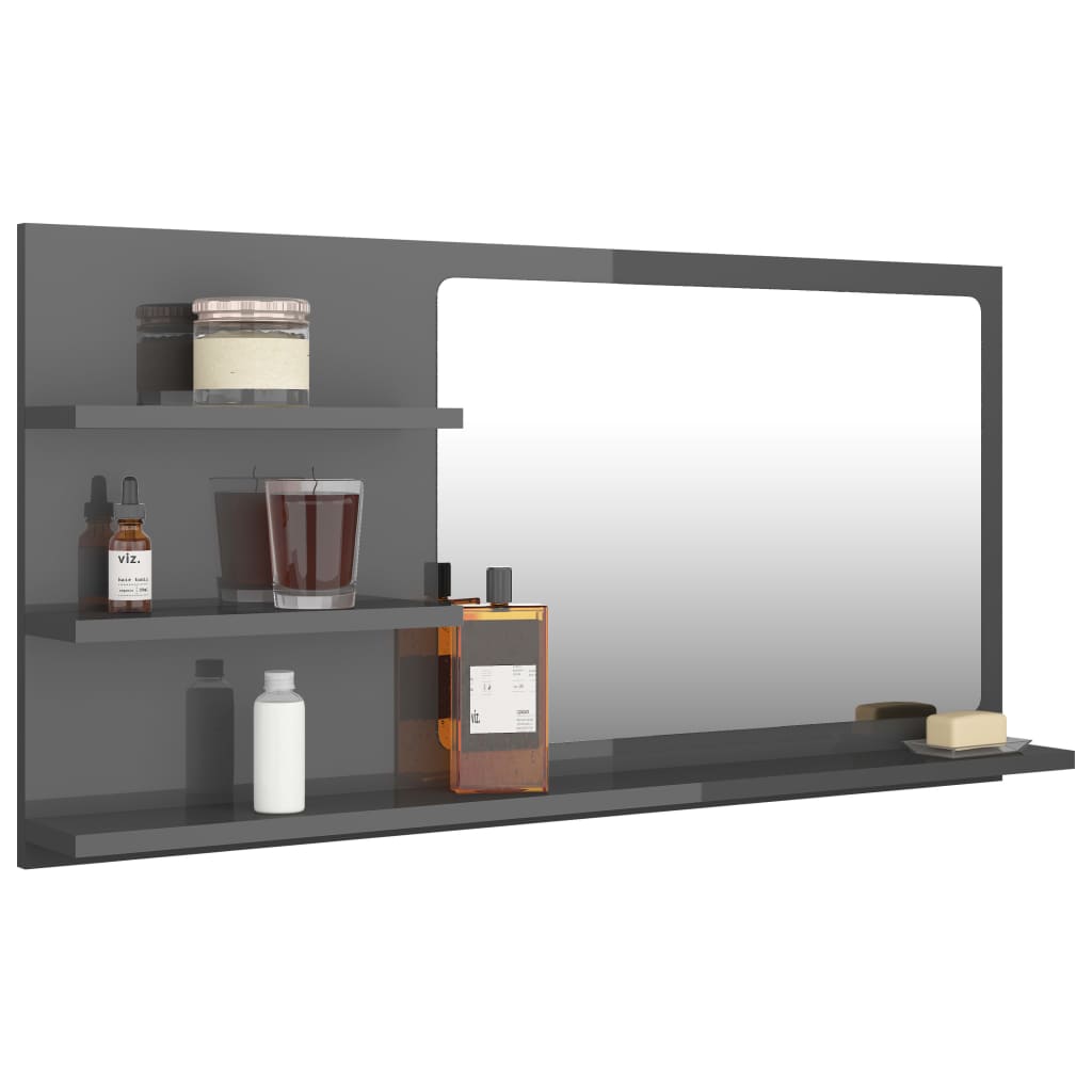 Badspiegel - Badezimmer Spiegel mit Ablagen - Wandspiegel - Schminkspiegel