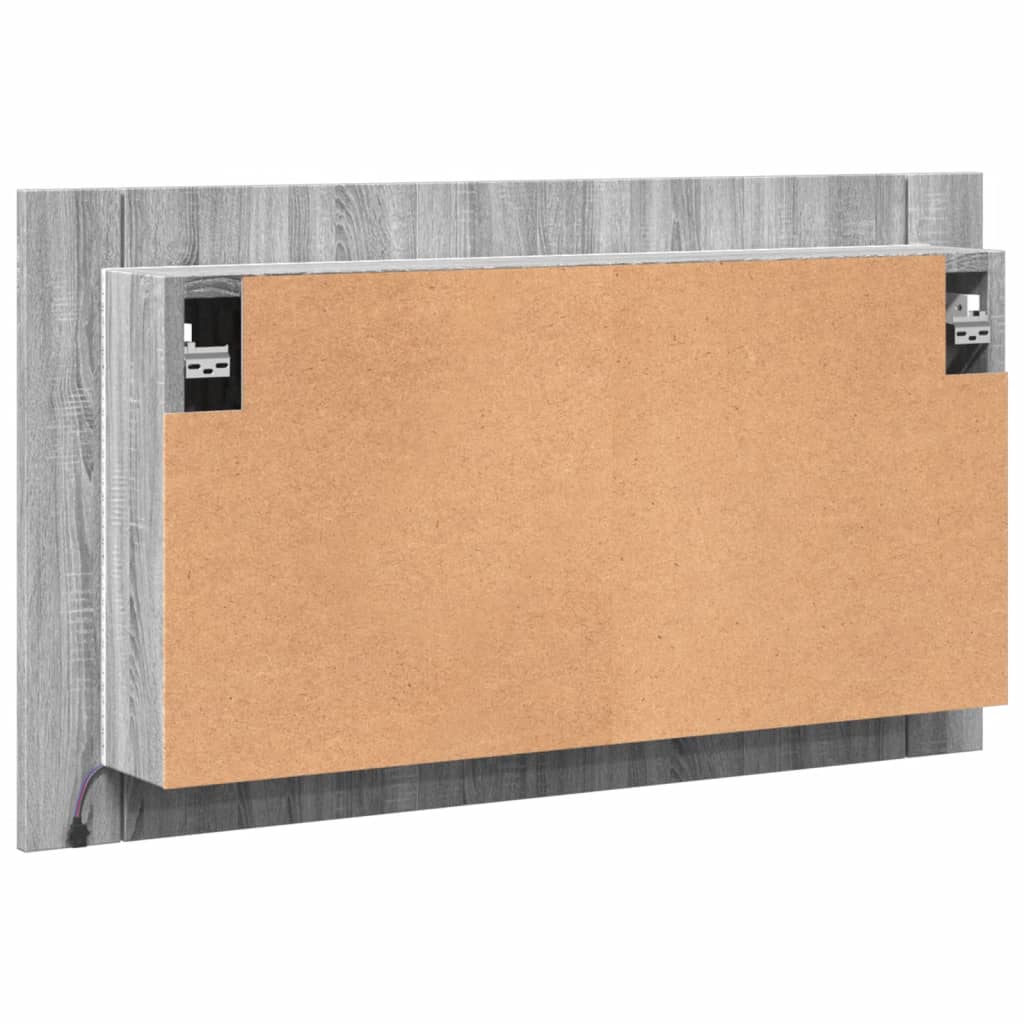 2-türiger LED Badezimmer Spiegelschrank - Schminkspiegel - Farbwechsler - 80cm