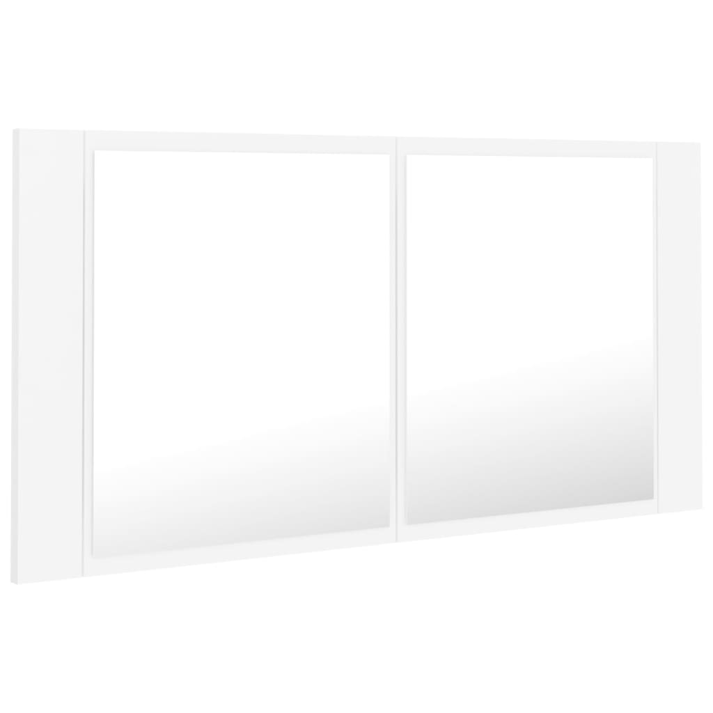Panorama Spiegelschrank - Badezimmer - Schminkspiegel - mit LED-Beleuchtung