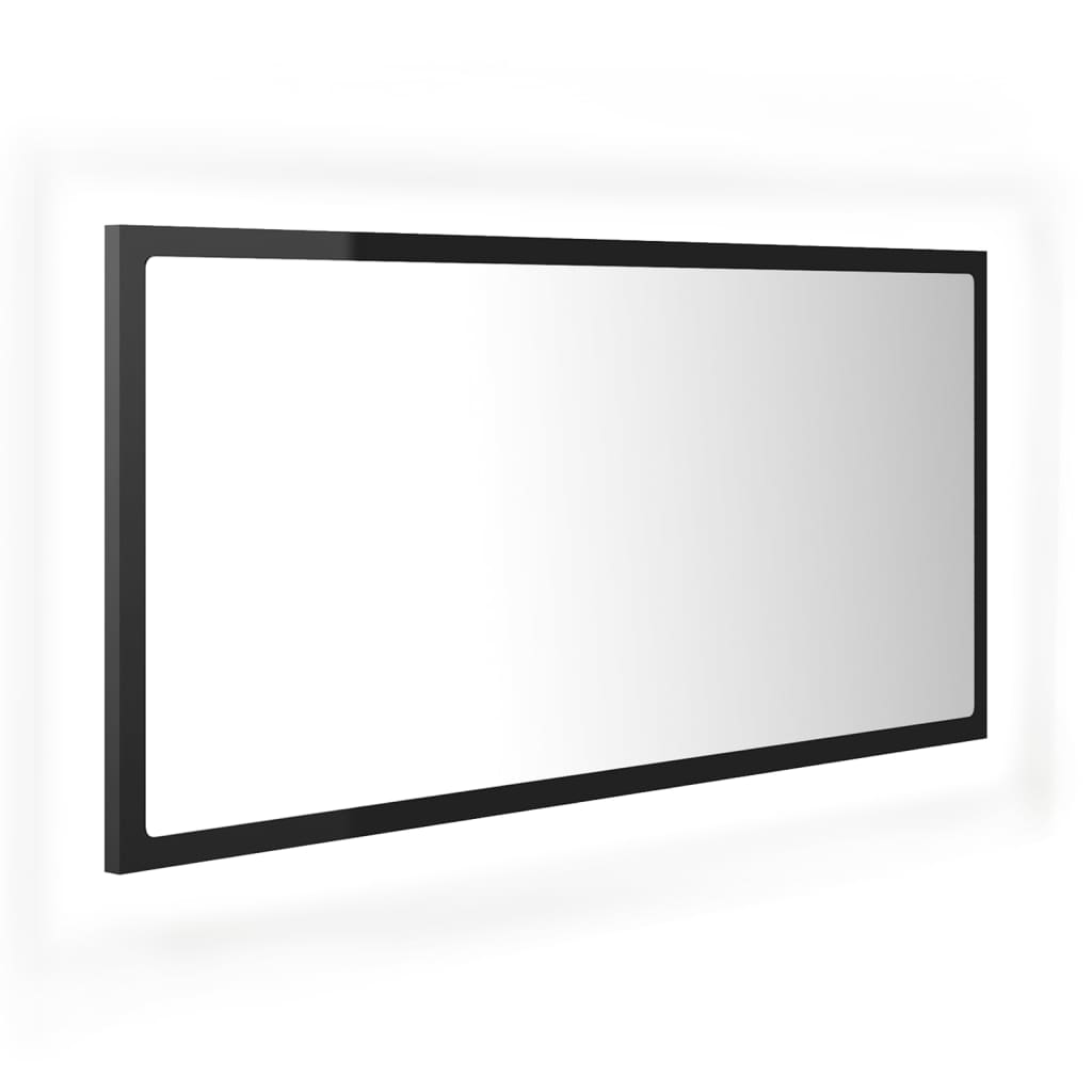 LED-Badezimmer-Spiegel - hochwertiges Acrylglas - RGB-Leuchtmittel - 90x8,5x37cm