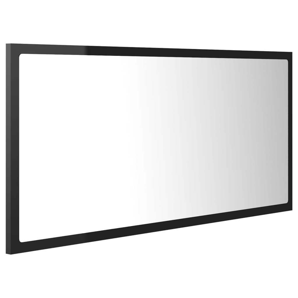 LED-Badezimmer-Spiegel - hochwertiges Acrylglas - RGB-Leuchtmittel - 90x8,5x37cm