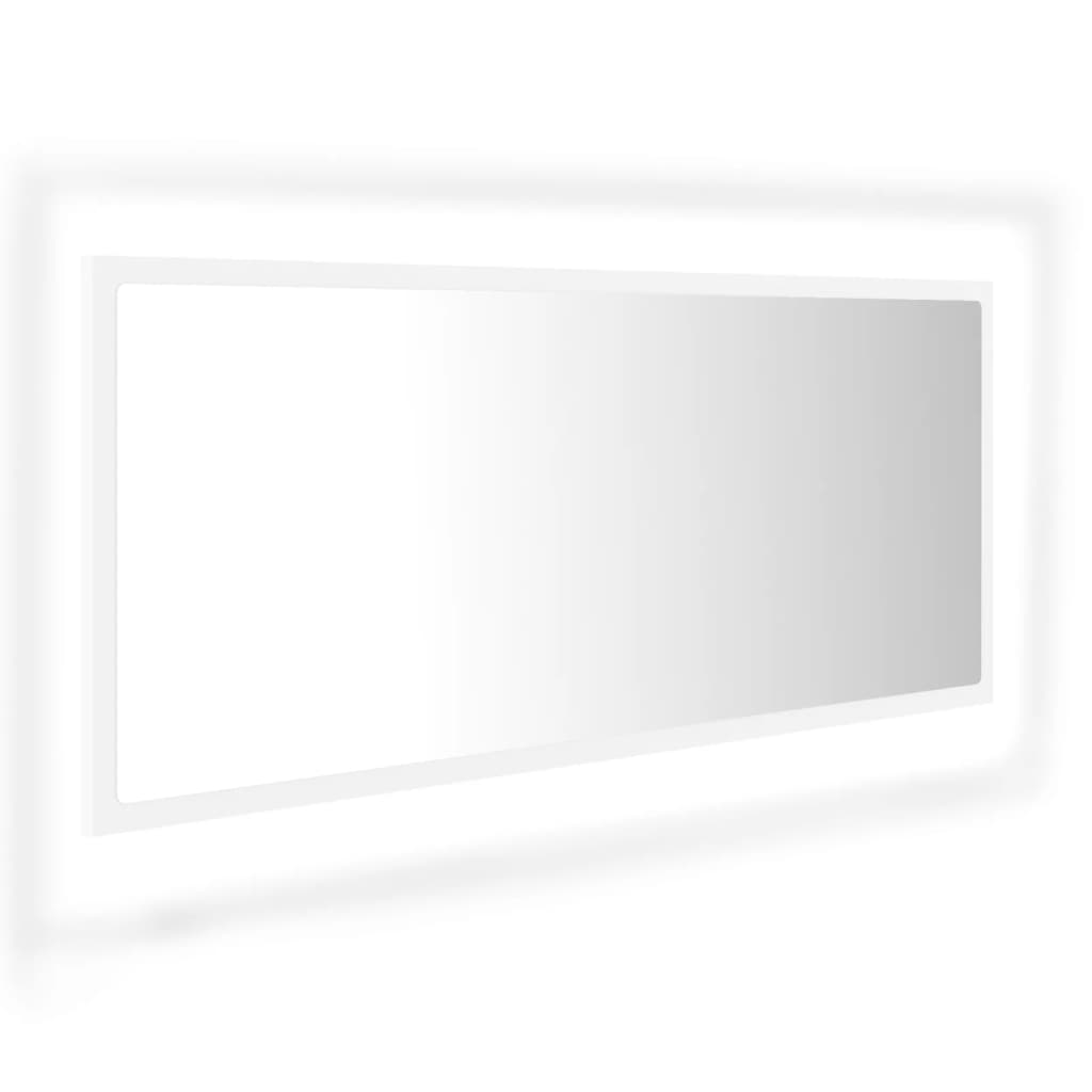 LED-Badezimmerspiegel - hochwertiges Acrylglas - RGB-Leuchtmittel - 100x8,5x37cm