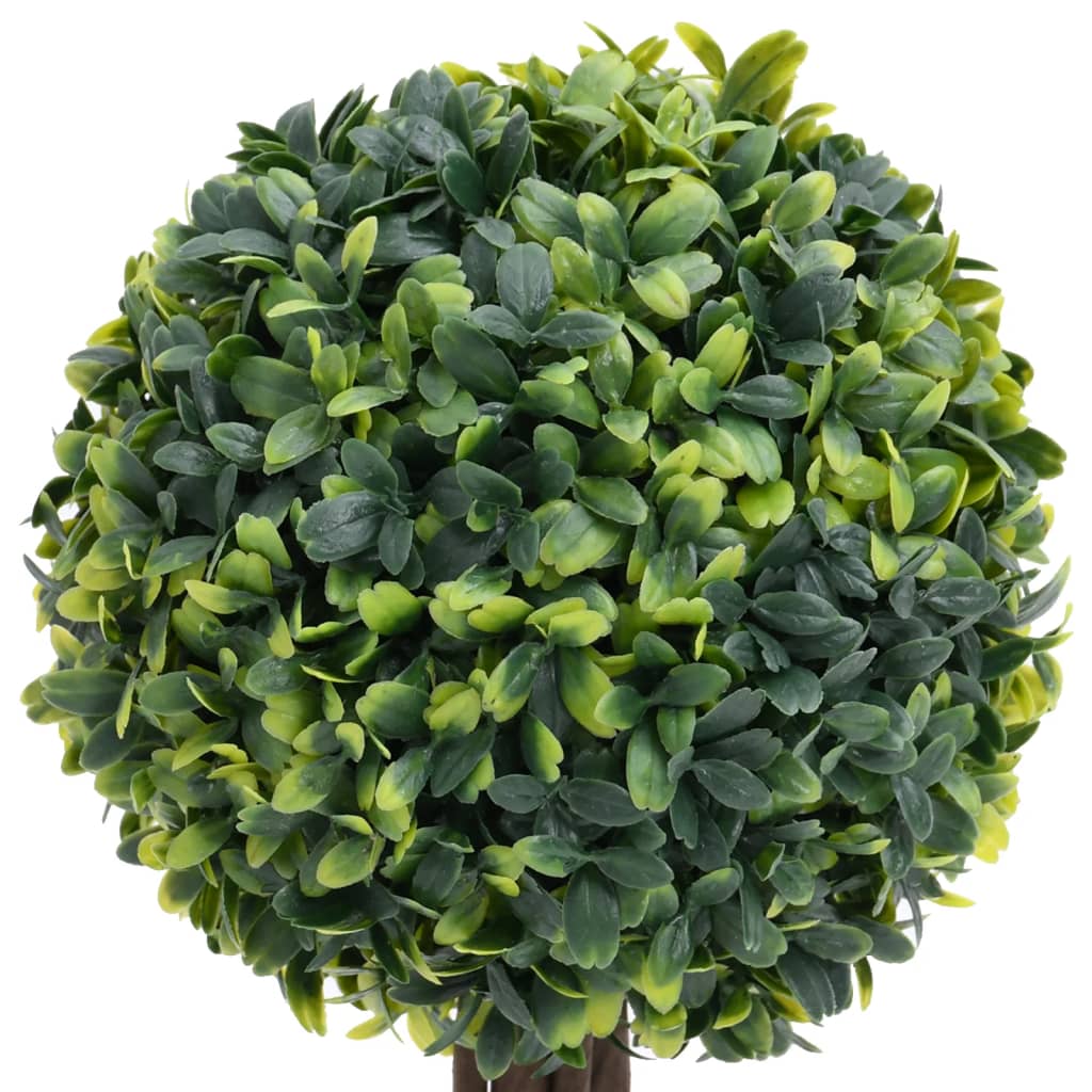 Buchsbäume - Buchsbaumkugeln - Buxbaum - Buxkugeln - Hochstamm - Imitat - 2 Stk