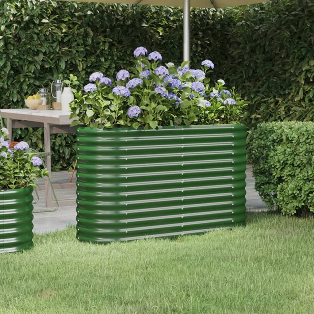 Blumenbeet - Kräuterbeet - Garten-Hochbeet - Pflanzkasten - Blumenkübel - Oval