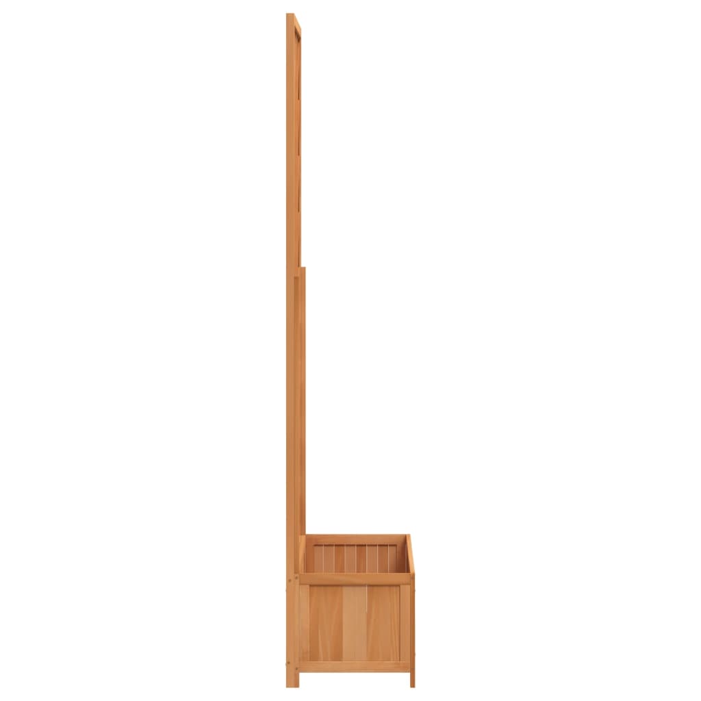 Blumenkübel - Pflanzkübel mit Spalier - Rankhilfe - Kletterpflanze - Tannenholz