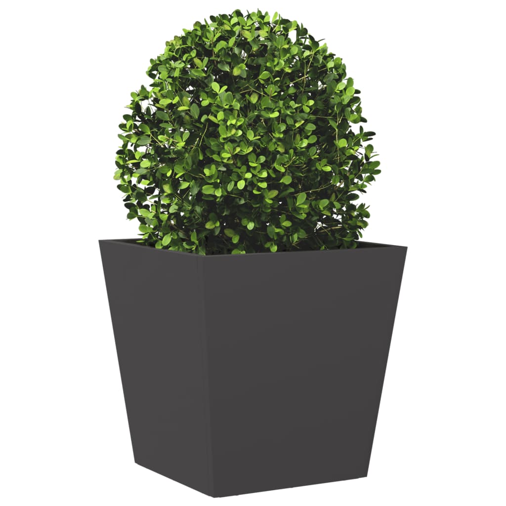 Mega-Shop XL - Pflanzkübel - Blumentopf - Stahl - Blumenkübel - Garten - 40x40