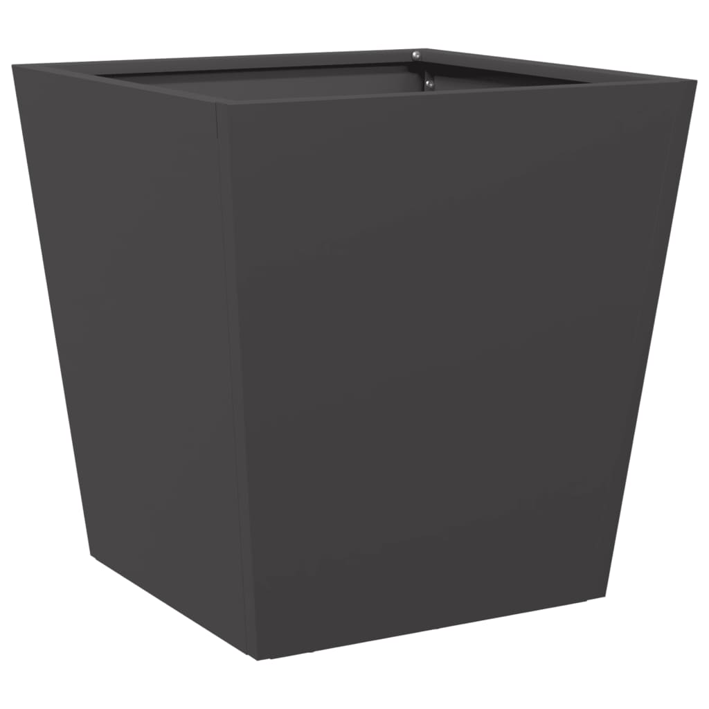 Mega-Shop XL - Pflanzkübel - Blumentopf - Stahl - Blumenkübel - Garten - 2er-Set