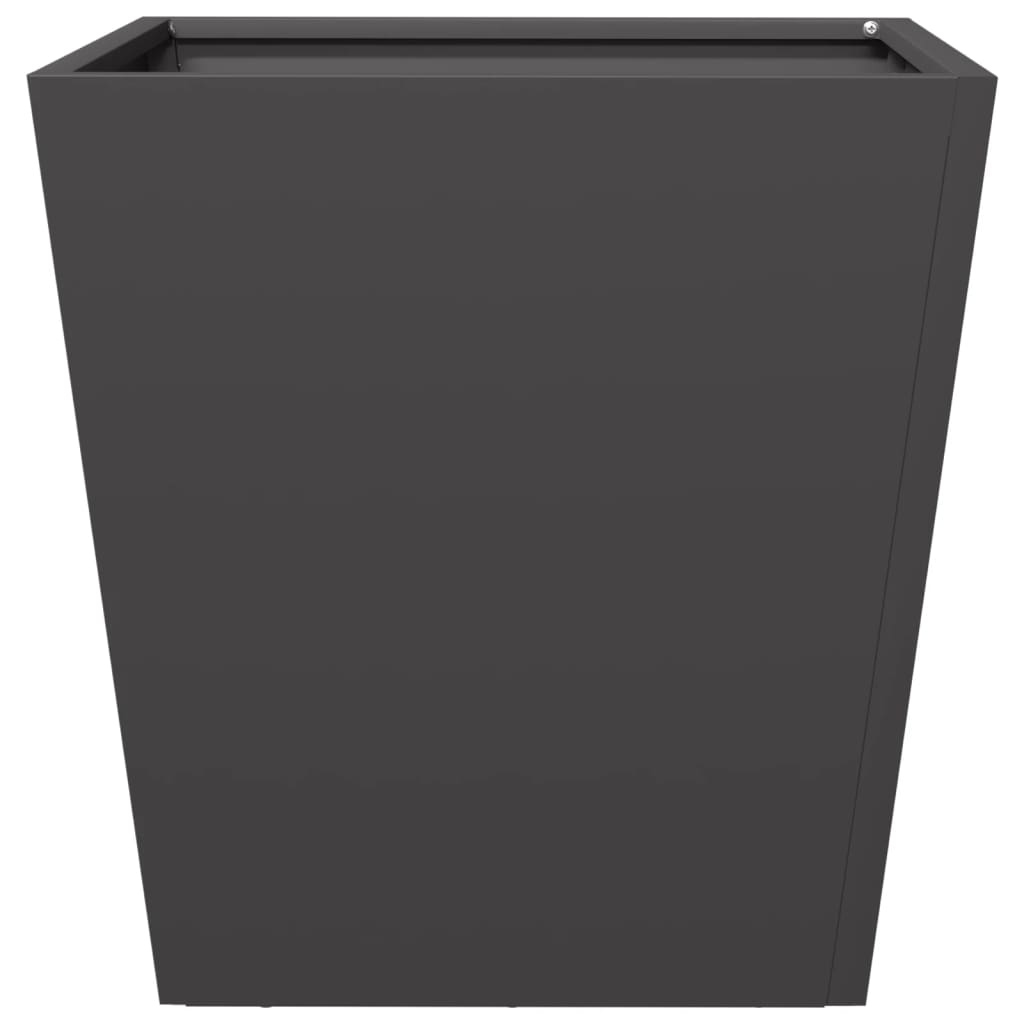 Mega-Shop XL - Pflanzkübel - Blumentopf - Stahl - Blumenkübel - Garten - 2er-Set