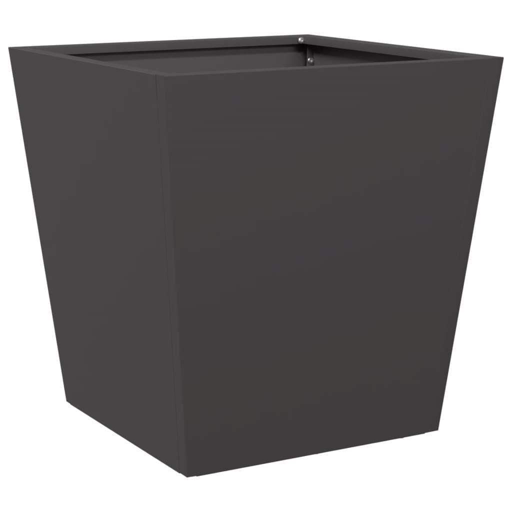 Mega-Shop XL - Pflanzkübel - Blumentopf - Stahl - Blumenkübel - Garten - 2er-Set