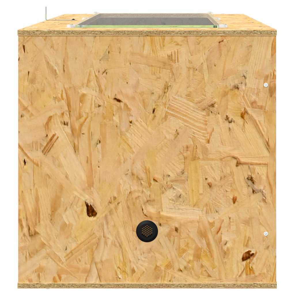 Holzterrarium - OSB-Terrarium - Reptilienhaltung - inkl Thermometer - Zoozubehör