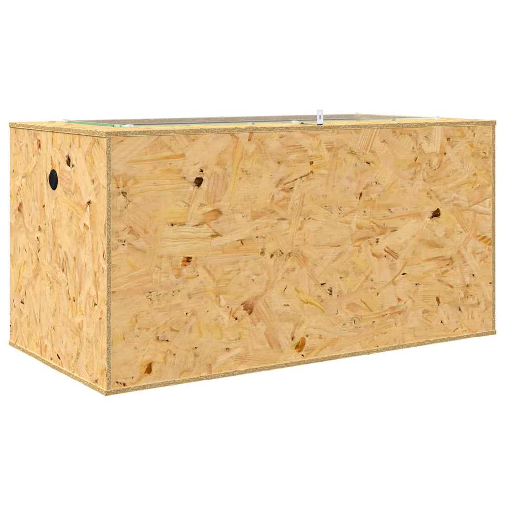 Holzterrarium - OSB-Terrarium - Reptilienhaltung - inkl Thermometer - Zoozubehör