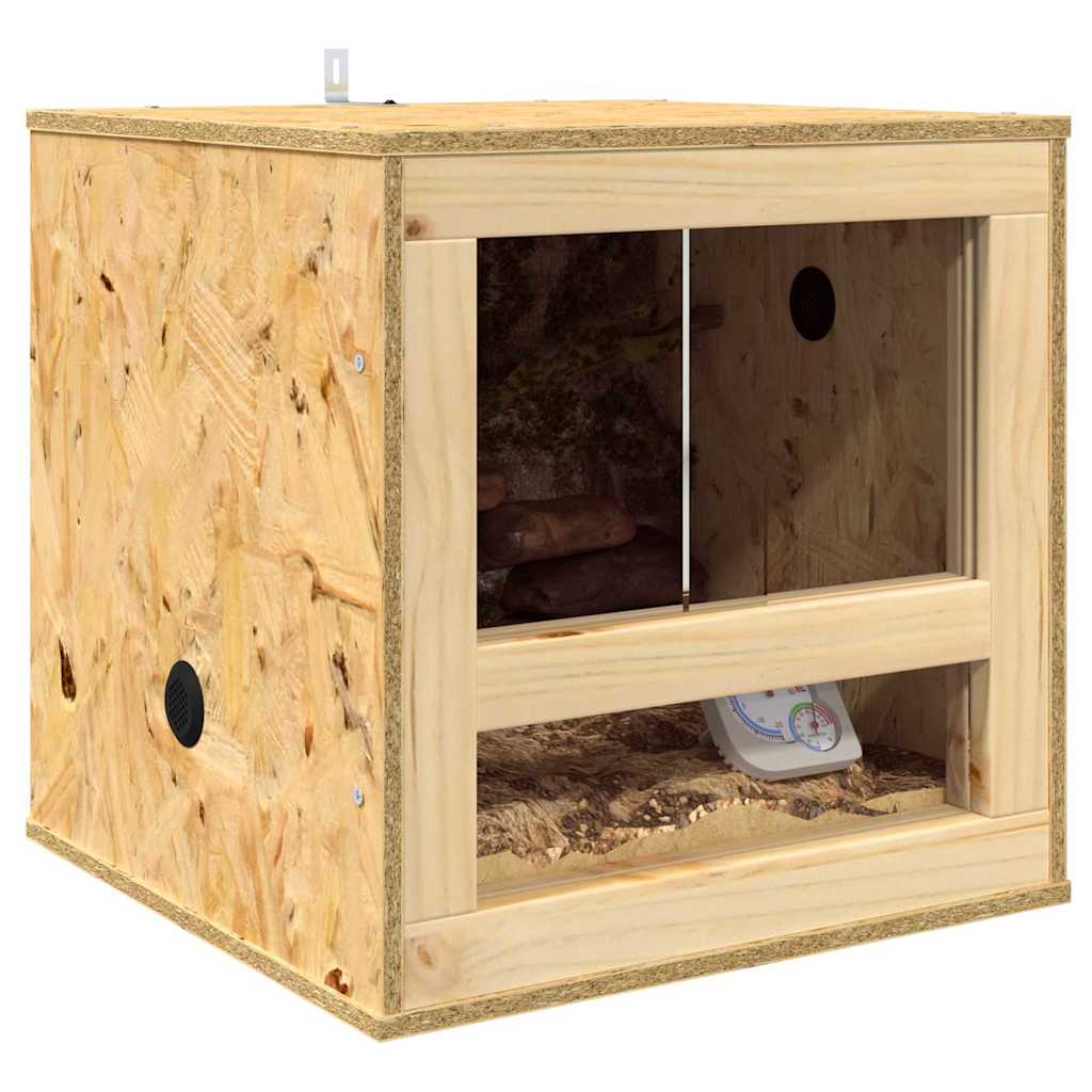 OSB-Terrarium - Reptilienhaltung - Holzterrarium - inkl Thermometer - Größenwahl