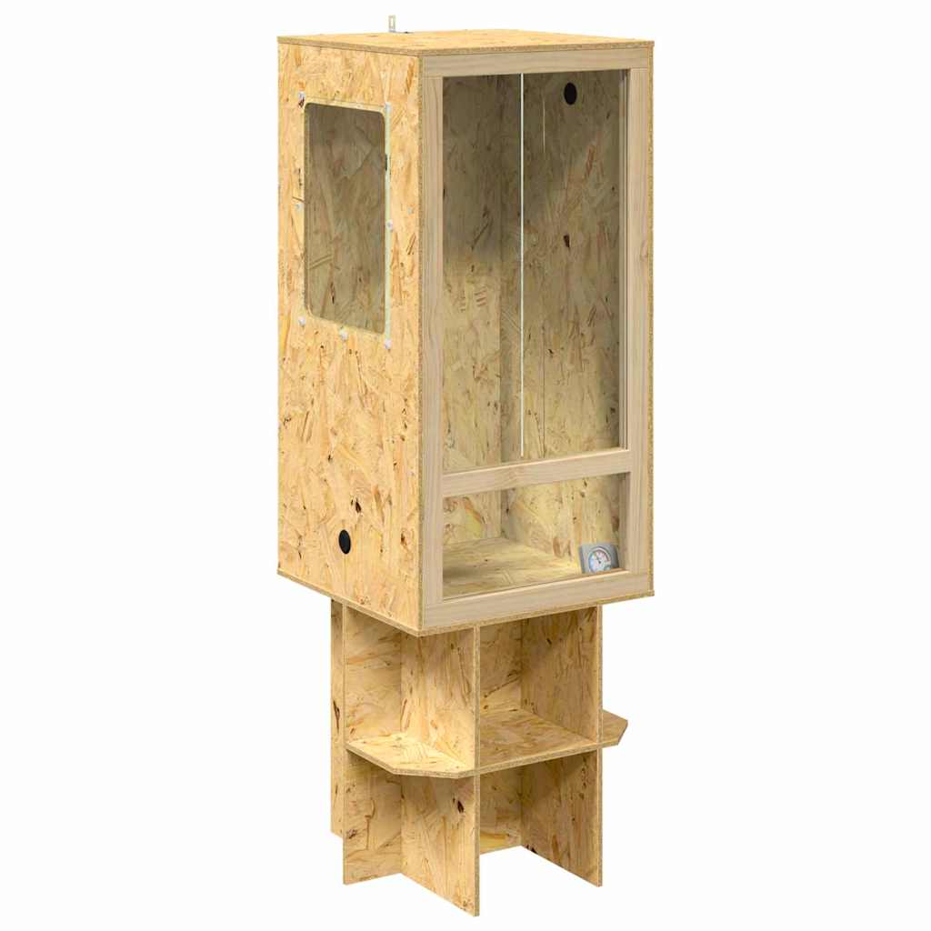 Holzterrarium - Reptilienhaltung - Terrarium mit Unterschrank - inkl Thermometer