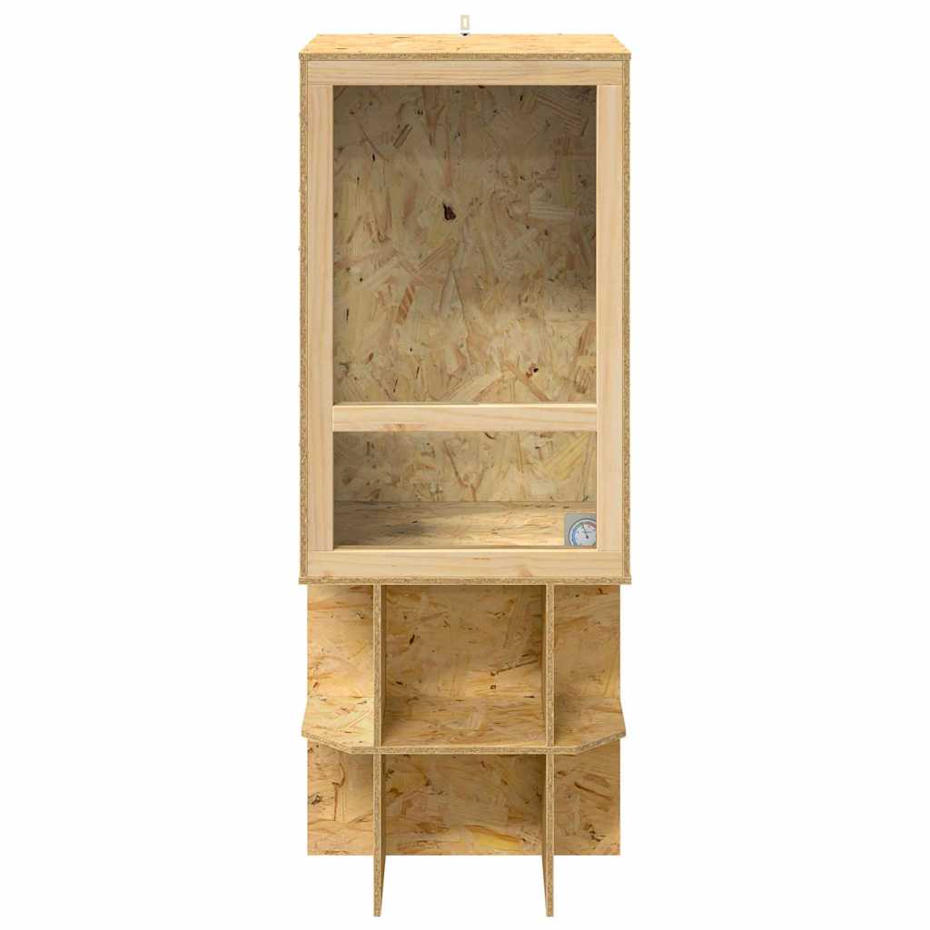 Holzterrarium - Reptilienhaltung - Terrarium mit Unterschrank - inkl Thermometer