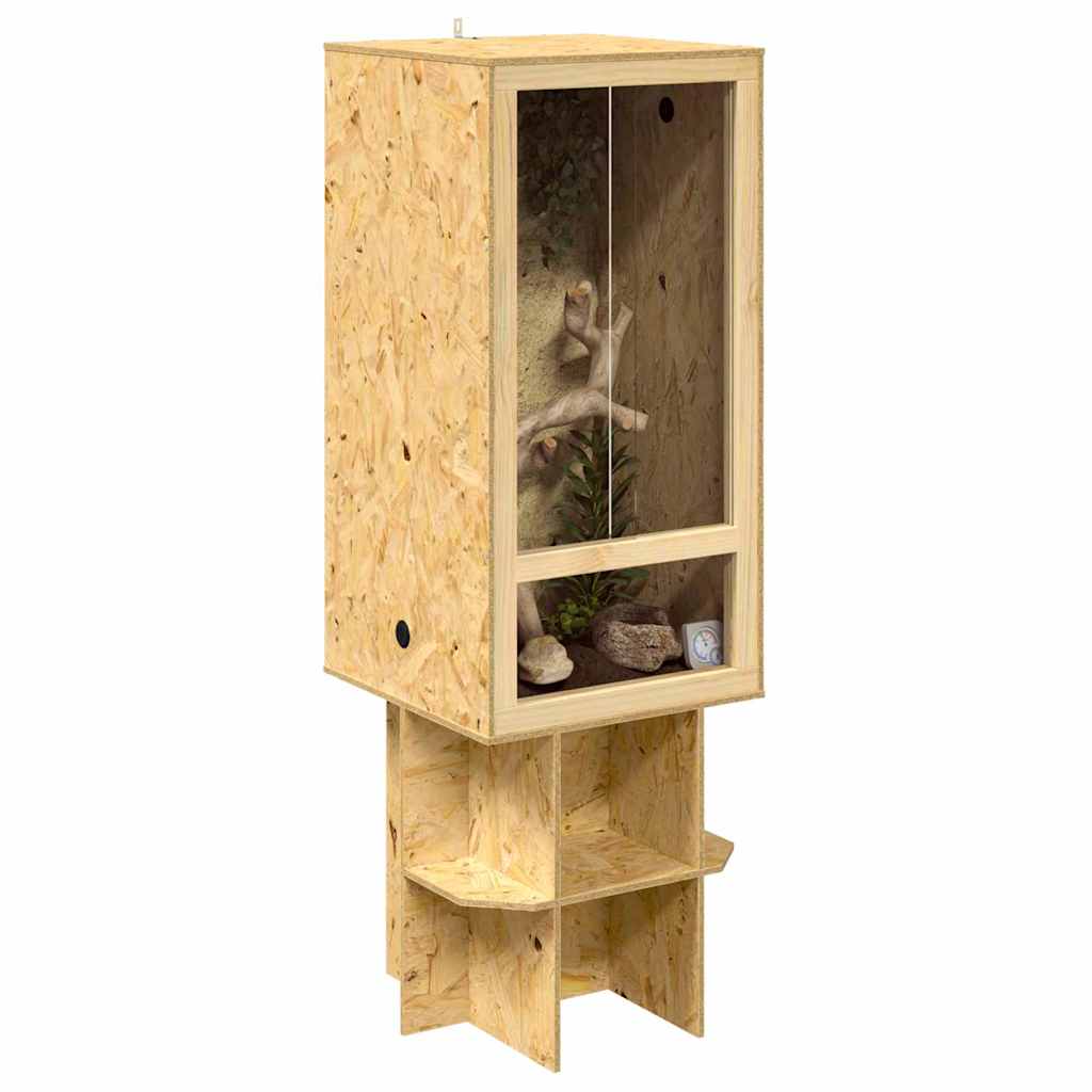 Terrarium mit Unterschrank - Holzterrarium - Reptilienhaltung - inkl Thermometer