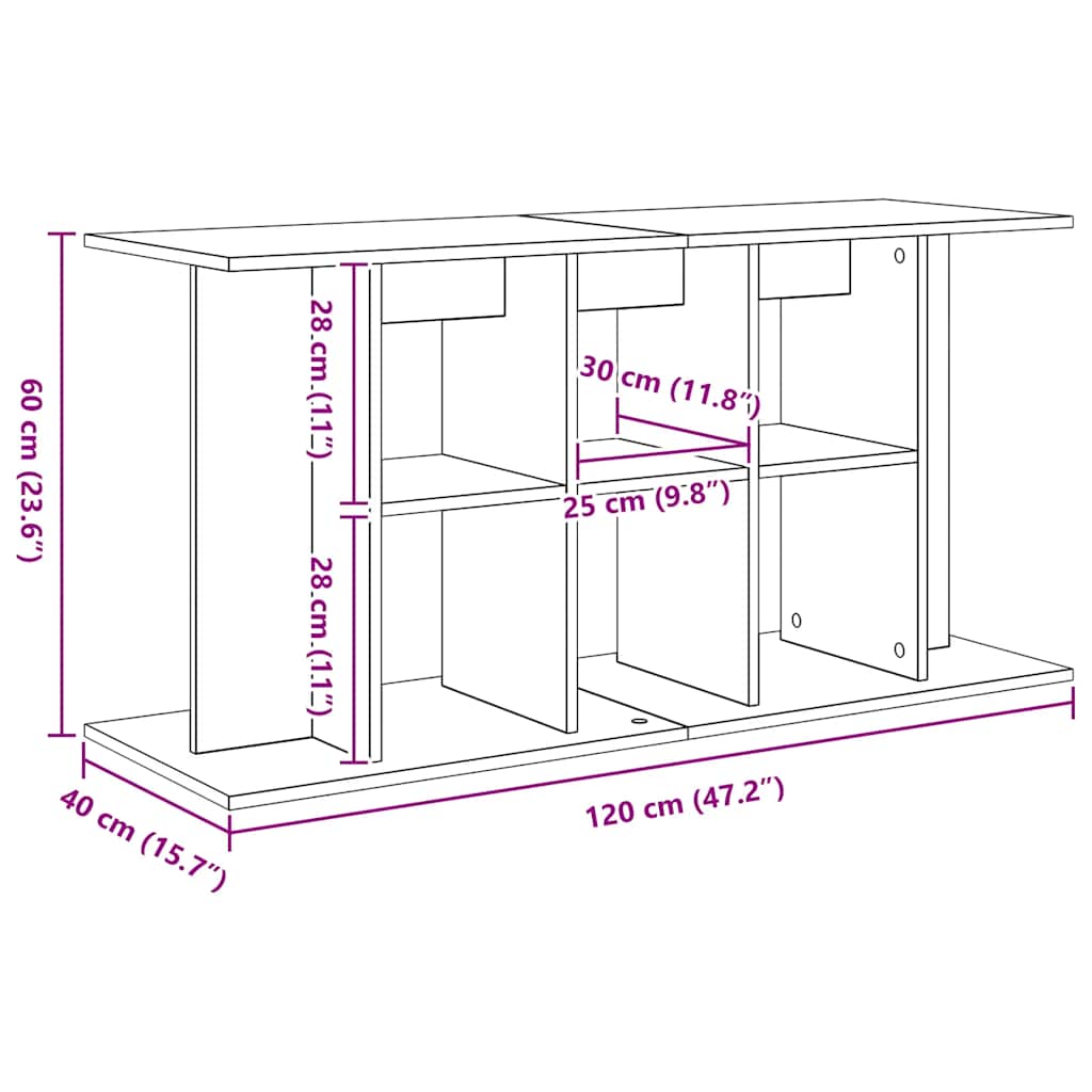 Aquarienschrank - Aquarientisch - Aquarienständer - 120 x 40 x 60 cm - Farbwahl