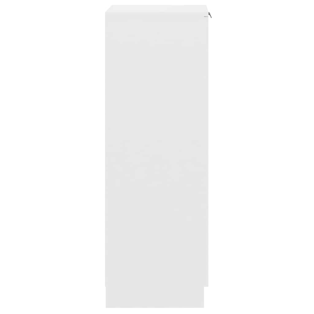 Kompakter Schuhschrank mit geschütztem Stauraum für Flur und Diele 30x35x100 cm
