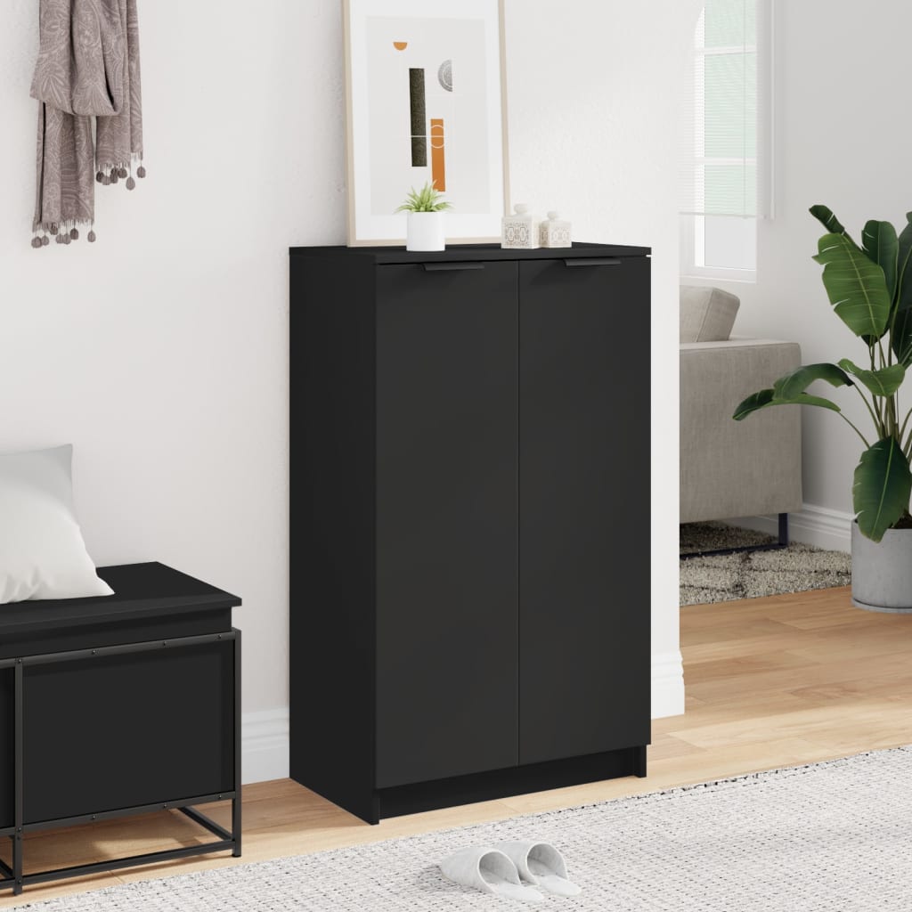 Schuhschrank - kompakte Maße, geschlossener Stauraum - Flurmöbel - 59x35x100 cm