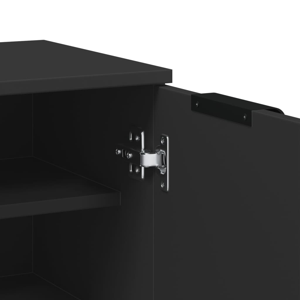 Schuhschrank - kompakte Maße, geschlossener Stauraum - Flurmöbel - 59x35x100 cm