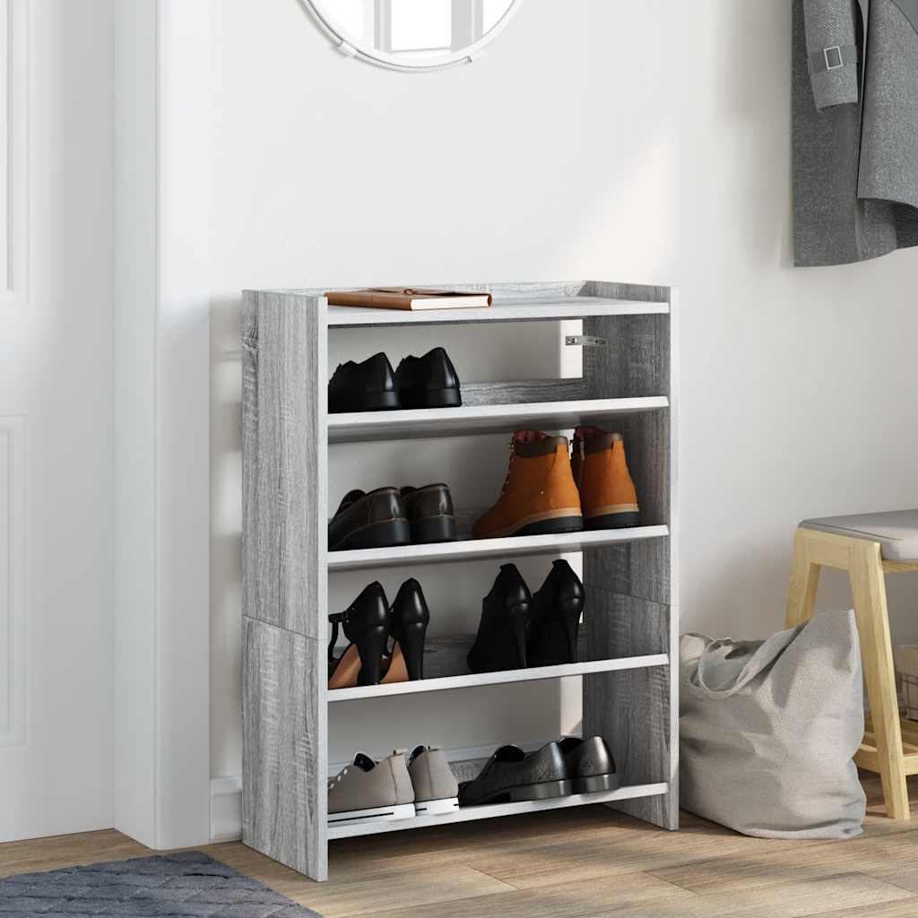 Schuhregal mit Ablagefläche für Eingangsbereich und schmale Flure 60 x 25 x 81cm