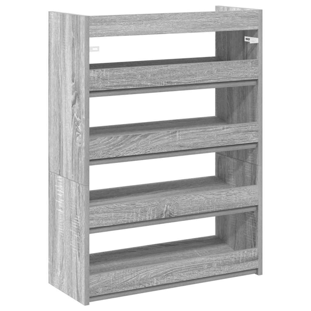 Schuhregal mit Ablagefläche für Eingangsbereich und schmale Flure 60 x 25 x 81cm