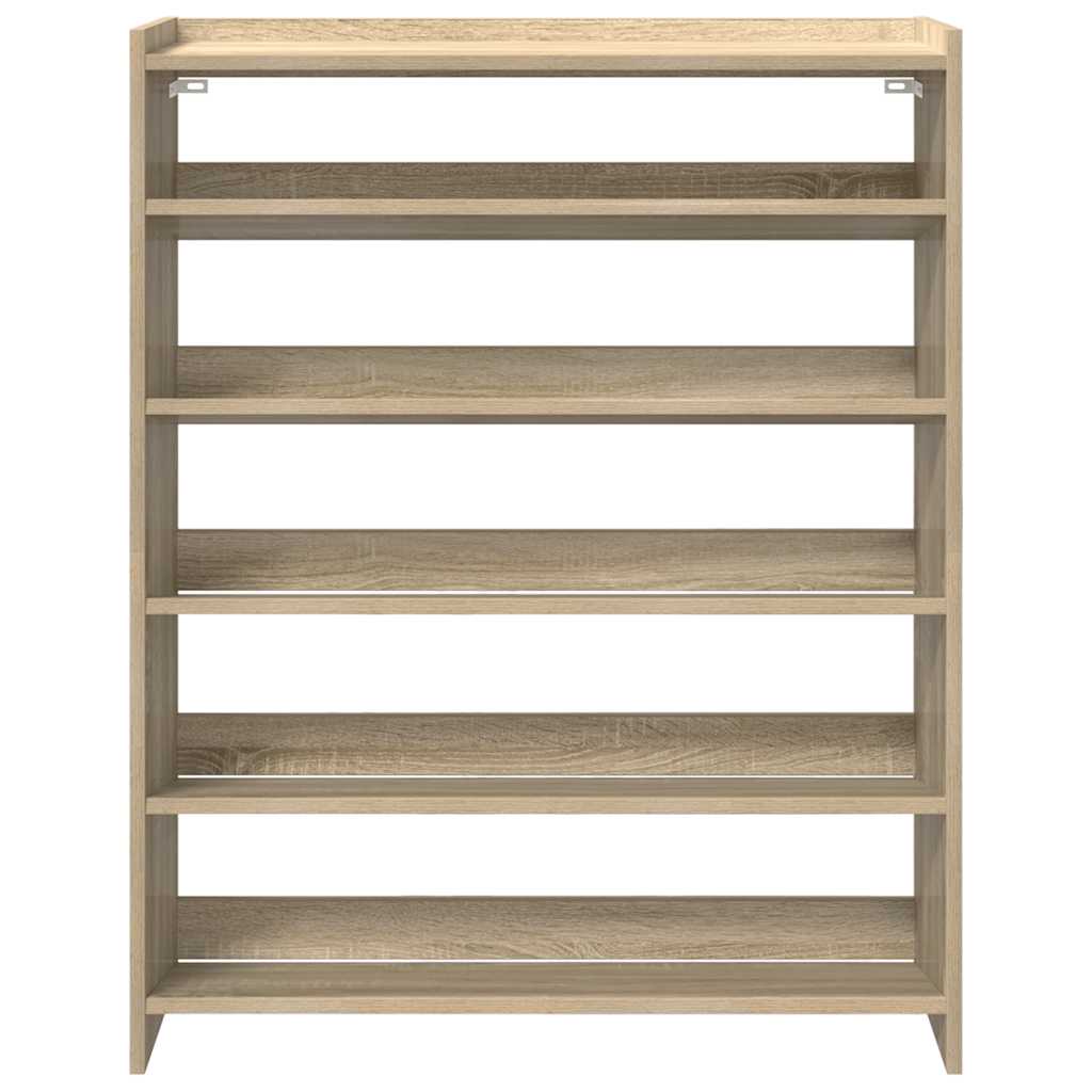 Schuhregal mit mehreren Fächern für ordentliche Aufbewahrung 80 x 25 x 100 cm