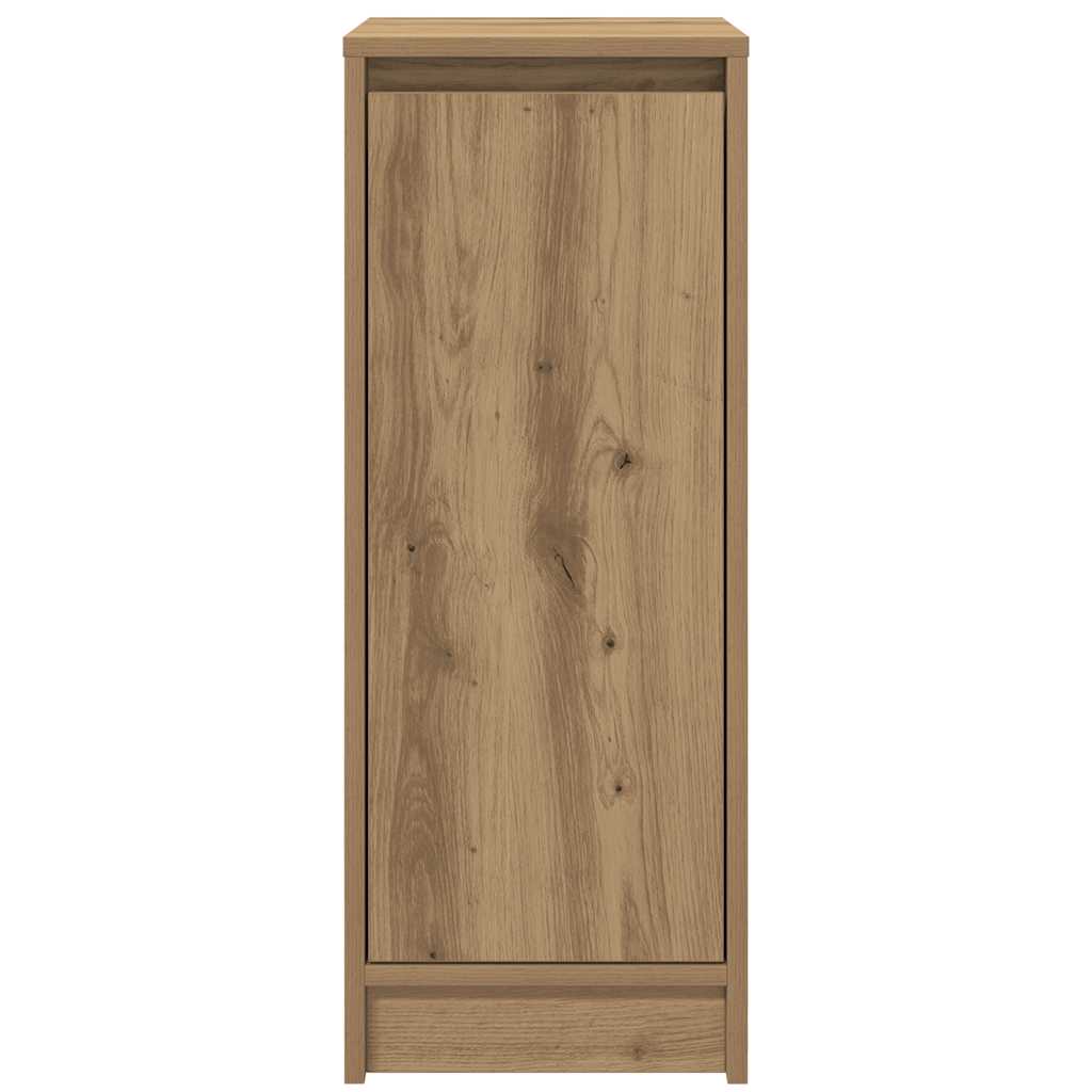 Schmaler Schuhschrank mit Tür - Schuhkommode - Flurschrank - 29,5 x 34 x 76 cm