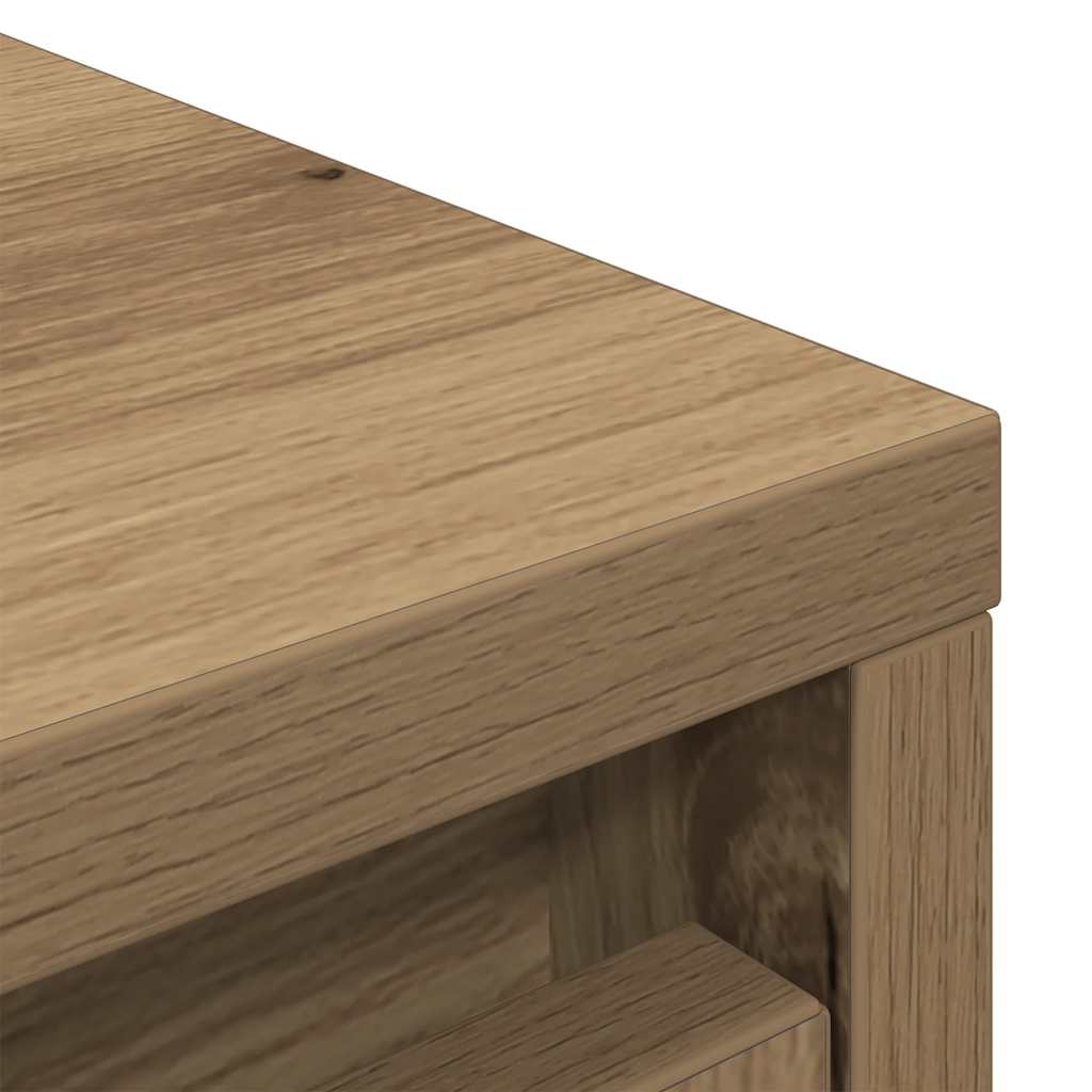 Schmaler Schuhschrank mit Tür - Schuhkommode - Flurschrank - 29,5 x 34 x 76 cm