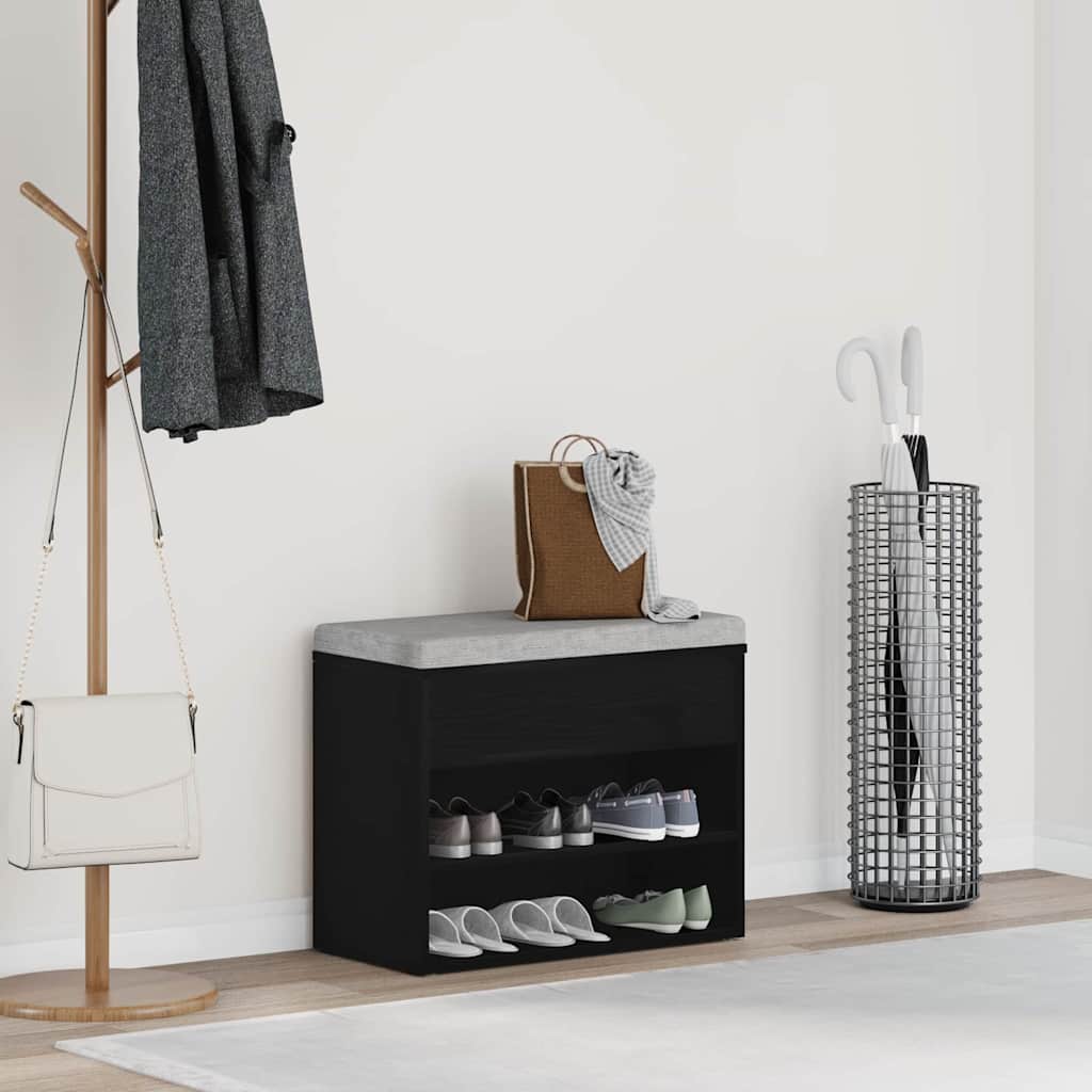 Funktionale Schuhbank - Schuhregal - Schuhschrank - Flurbank - 60 x 30 x 45 cm