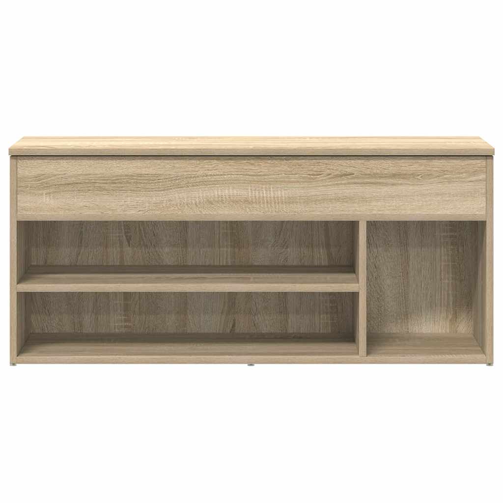 Schuhbank mit Stauraum und stabiler Sitzfläche für Flur und Diele 102x30,5x45 cm