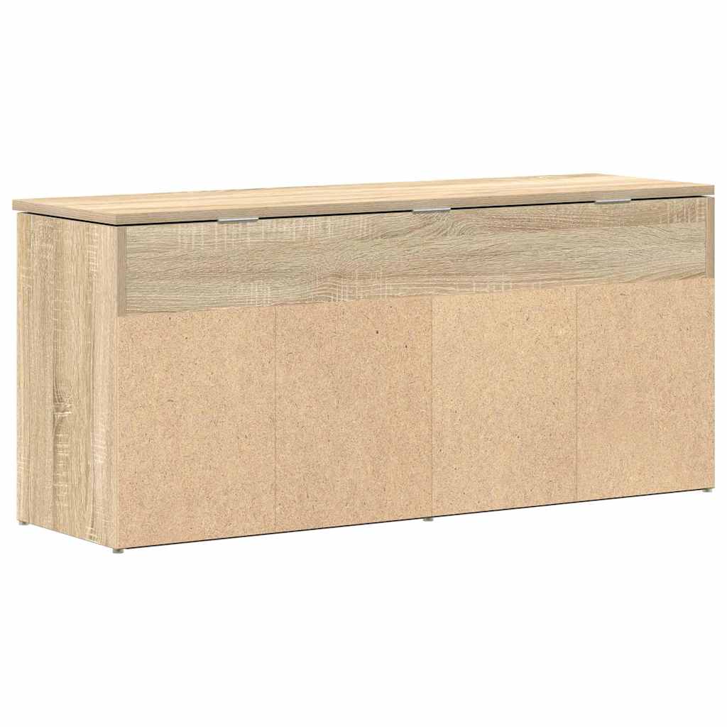 Schuhbank mit Stauraum und stabiler Sitzfläche für Flur und Diele 102x30,5x45 cm