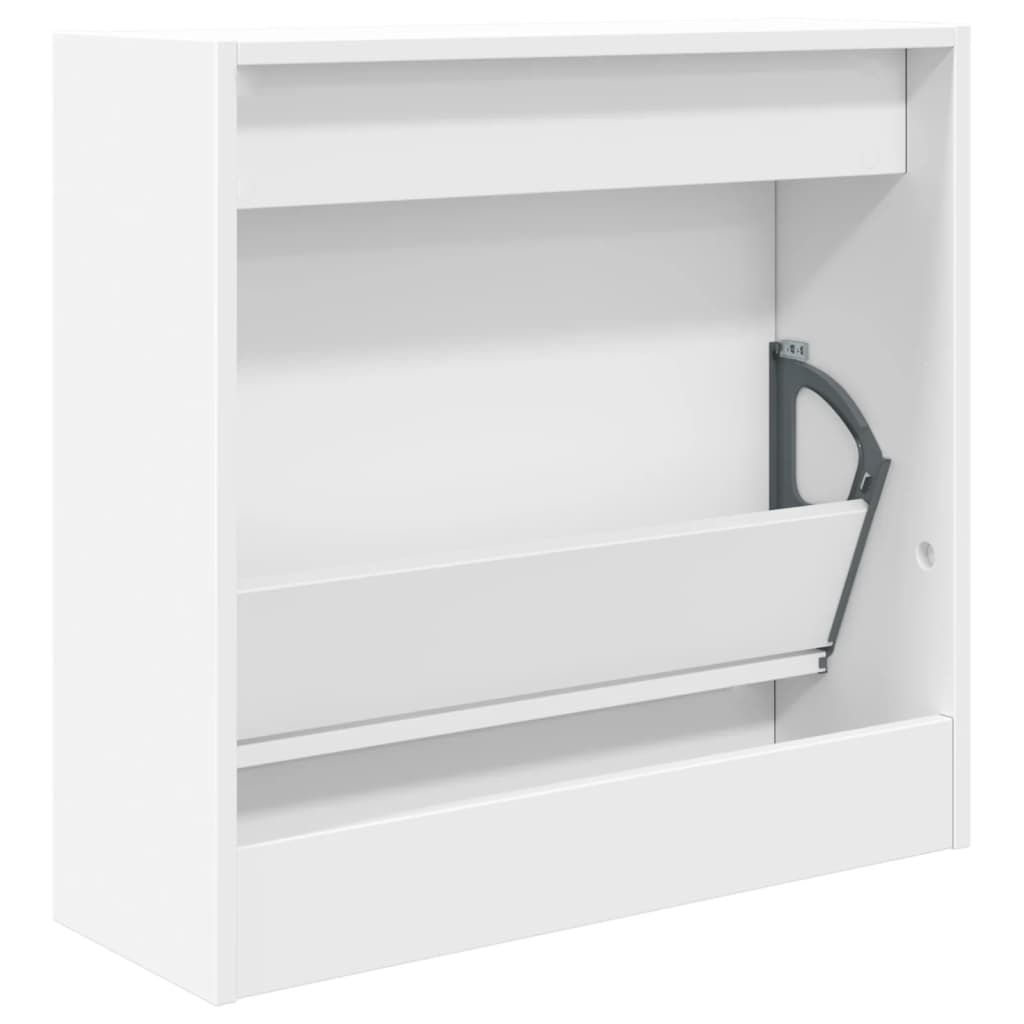 Kompakter Schuhkipper mit Klappe - für schmale Flure und kleine Räume 60x21x57cm
