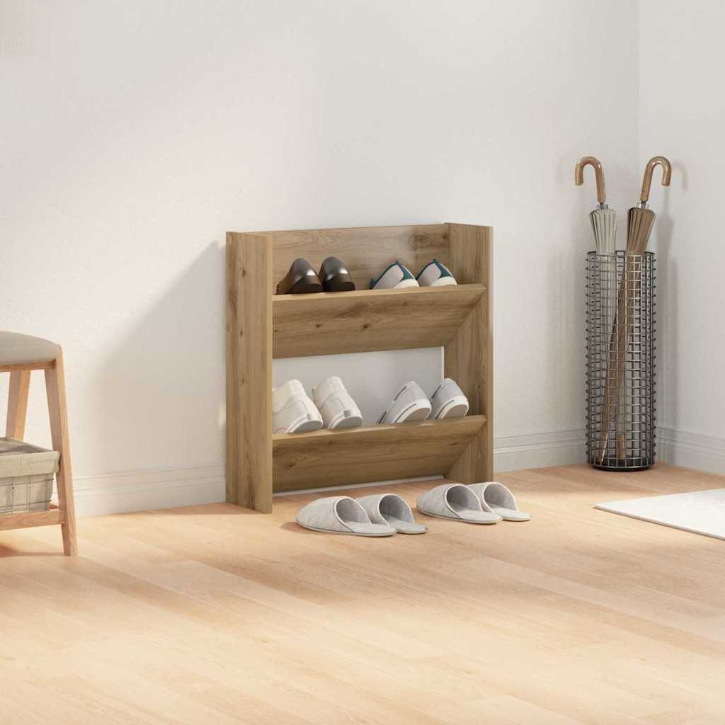 Wand-Schuhschrank - Schuhregal - Schuhablage - Wandmontage - 60 x 18 x 60 cm