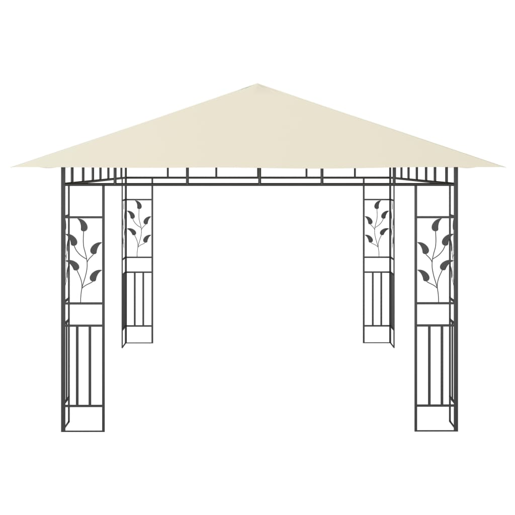 TOP Gartenpavillon mit Moskitonetzen und LED-Beleuchtung - Grillecke - Partyzelt