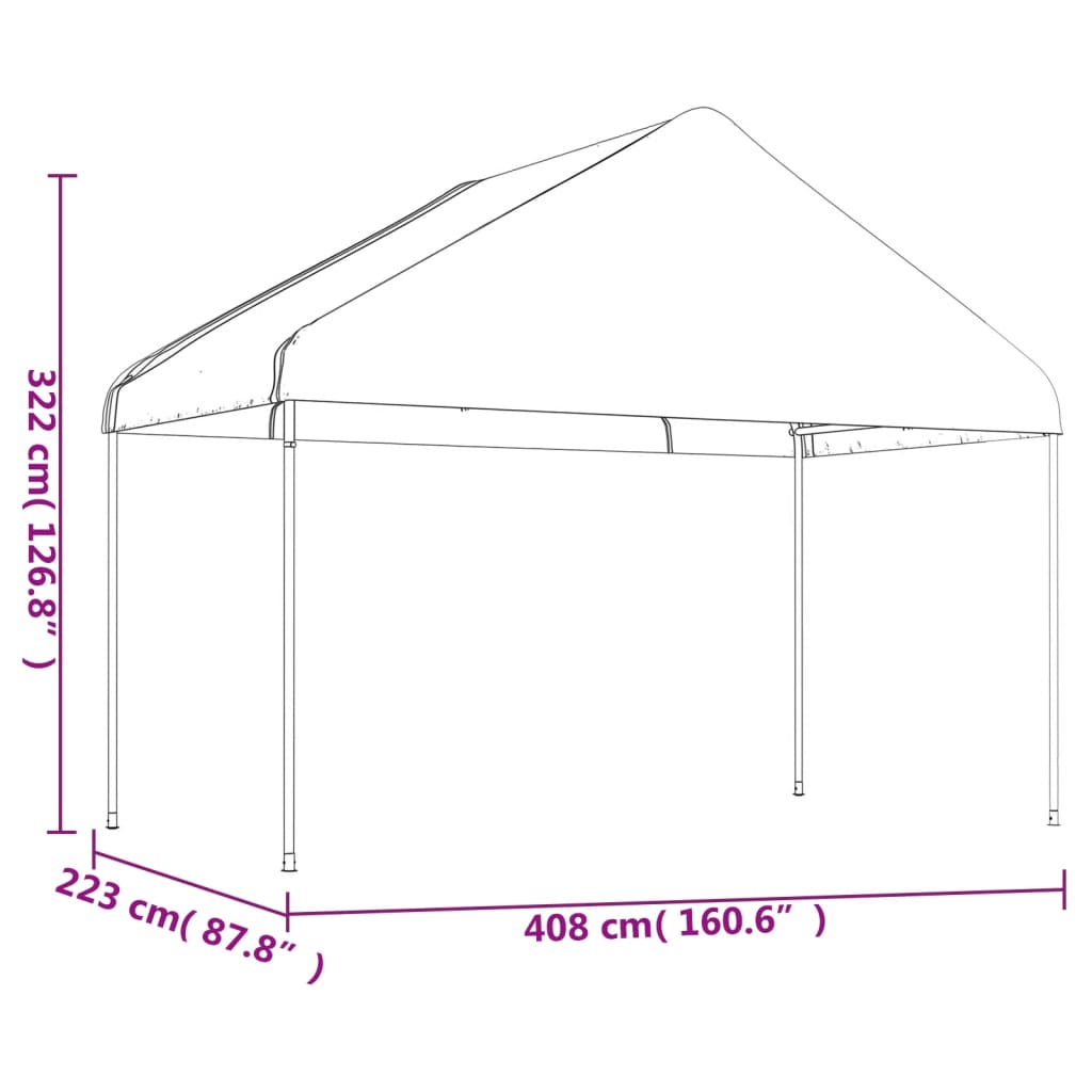 TOP Pavillon für Garten und Party - Gartenpavillon - Sonnenschutz - Gartenzelt