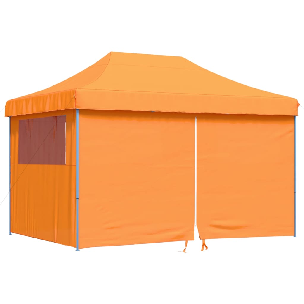 Pop-Up Pavillon mit Seitenwänden - Gartenpavillon - Terrassenpavillon - 410x280